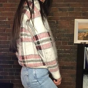 Rabbit & Wool Plaid Sweater